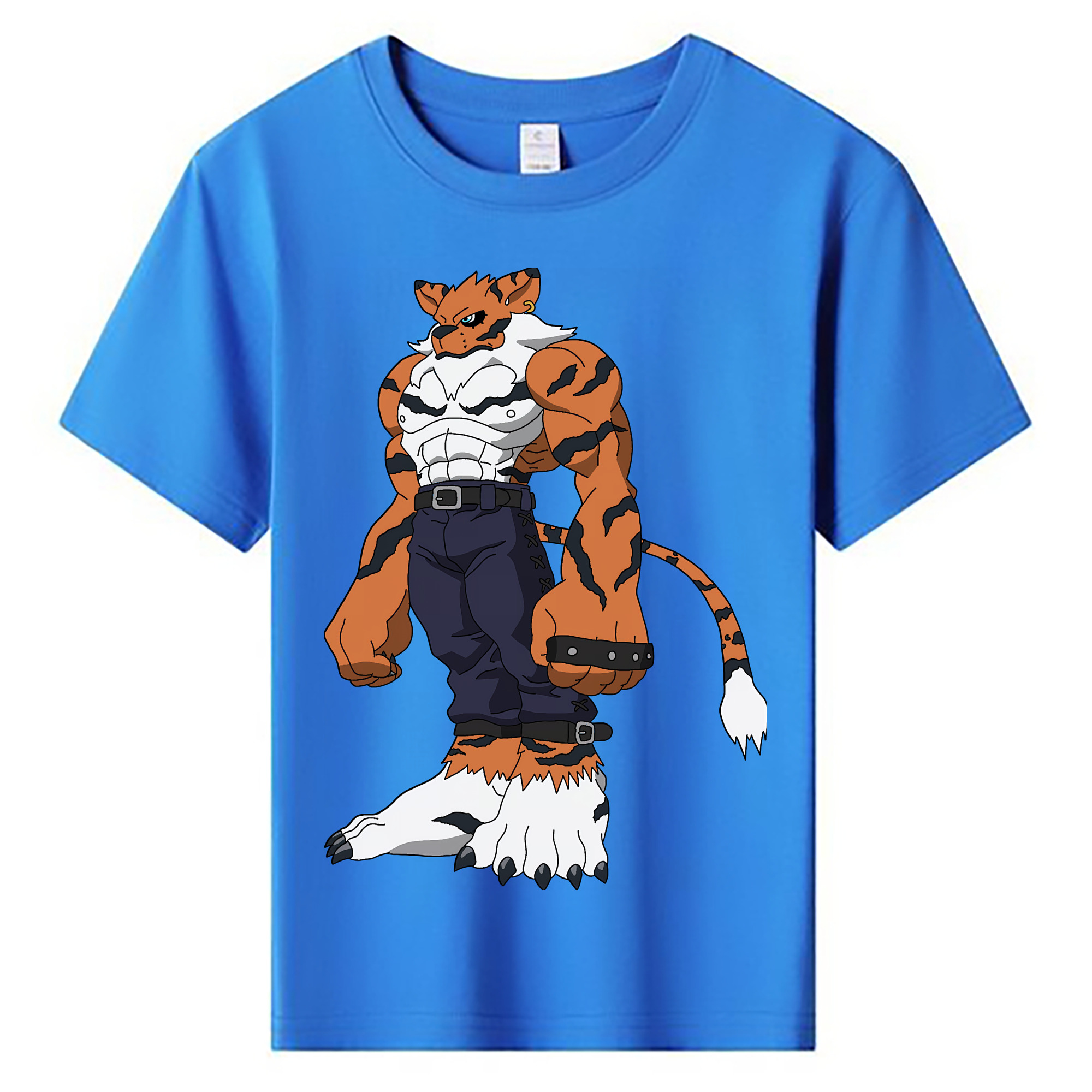 （画像用） Digimon デジタルモンスター/デジモン 綿100％キッズTシャツ（フロントプリント）
